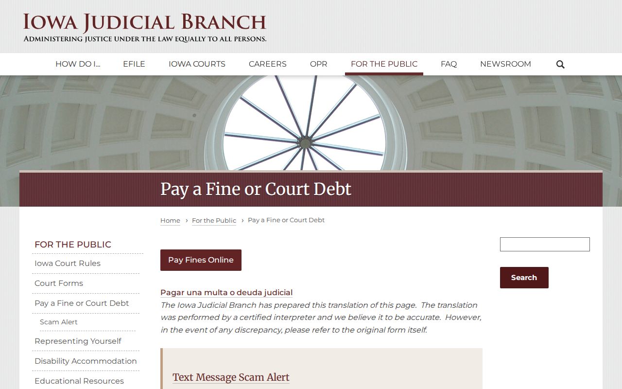 Emmet County traffic warrant court debt and payment guidance